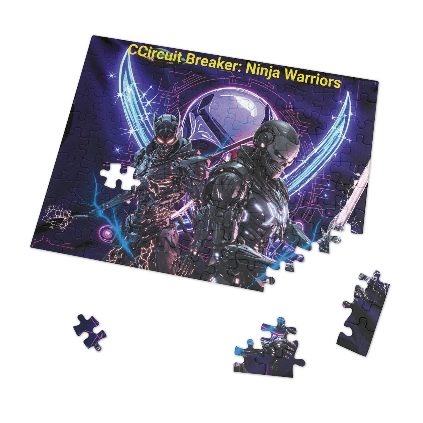 Ninja Warriors Puzzle, Jigsaw Puzzle with Tin, Unique Gift for Gamers, Family Fun Activity, Collector's Item, Puzzle Enthusiast