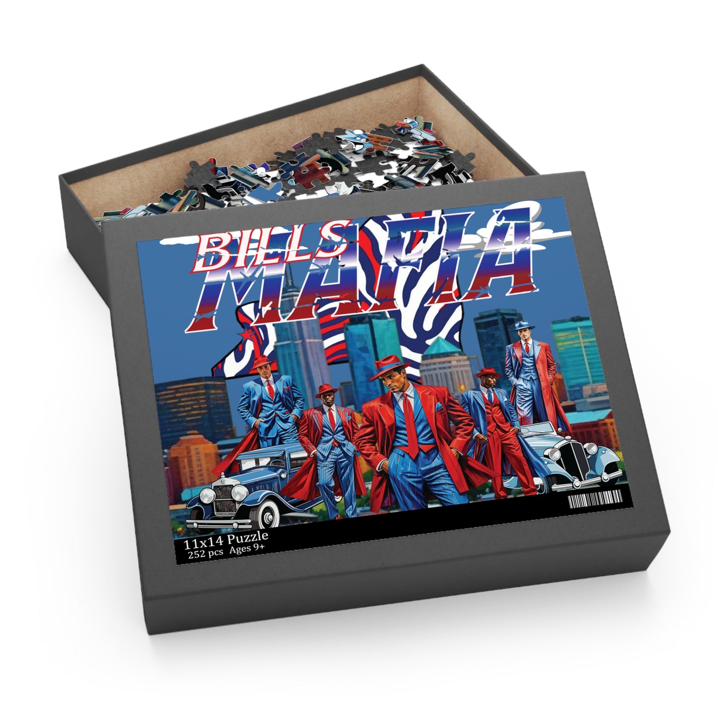 Bills Mafia Puzzle - 120 to 500 Piece Jigsaw, Buffalo Bills Gift, Football Fan Decor, Game Night Activity, Party Entertainment