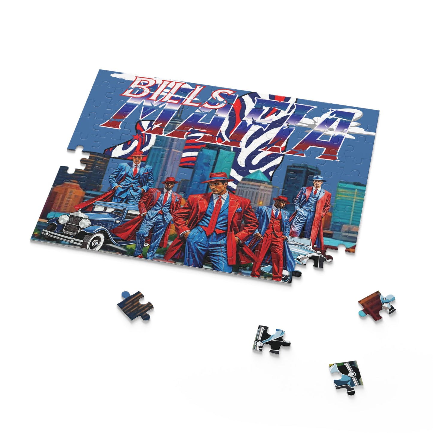 Bills Mafia Puzzle - 120 to 500 Piece Jigsaw, Buffalo Bills Gift, Football Fan Decor, Game Night Activity, Party Entertainment