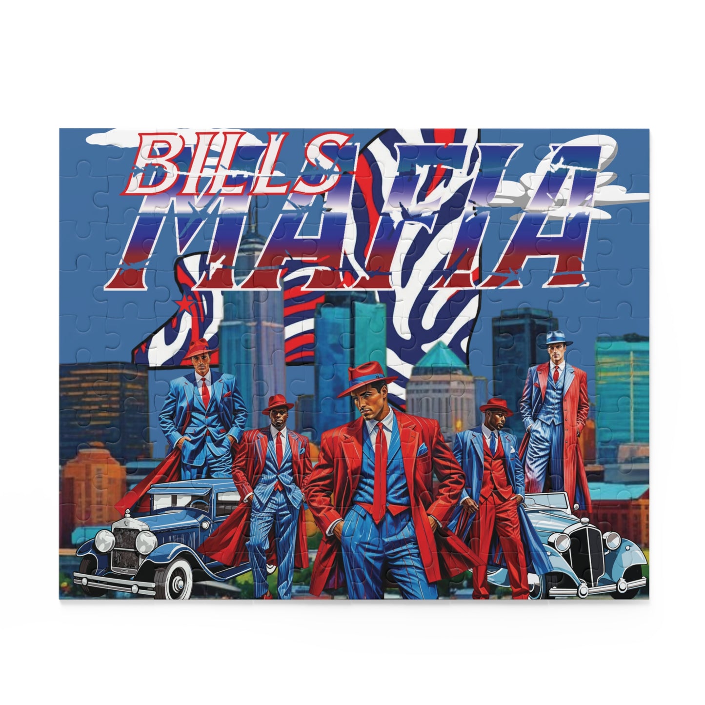 Bills Mafia Puzzle - 120 to 500 Piece Jigsaw, Buffalo Bills Gift, Football Fan Decor, Game Night Activity, Party Entertainment