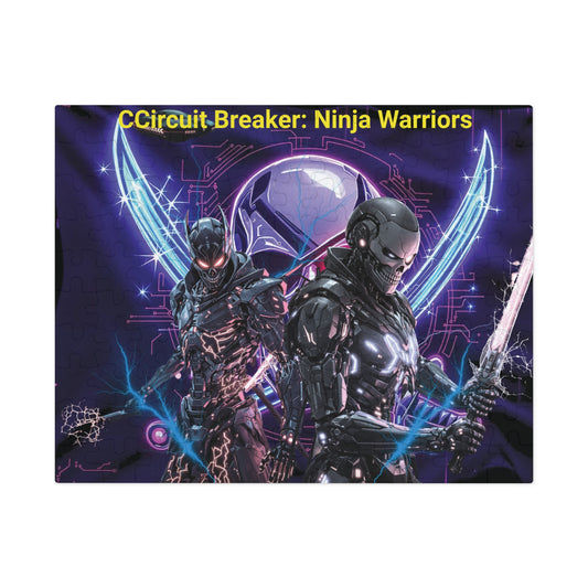 Ninja Warriors Puzzle, Jigsaw Puzzle with Tin, Unique Gift for Gamers, Family Fun Activity, Collector's Item, Puzzle Enthusiast