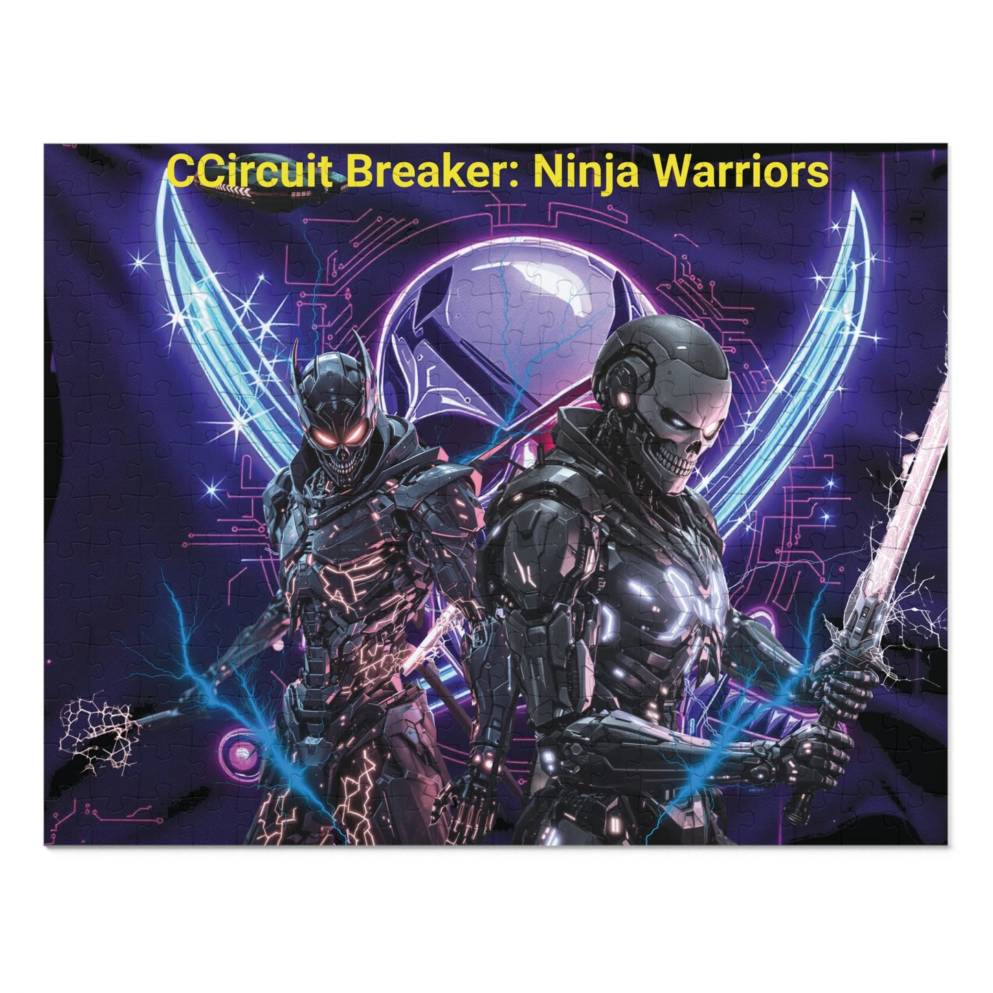 Ninja Warriors Puzzle, Jigsaw Puzzle with Tin, Unique Gift for Gamers, Family Fun Activity, Collector's Item, Puzzle Enthusiast