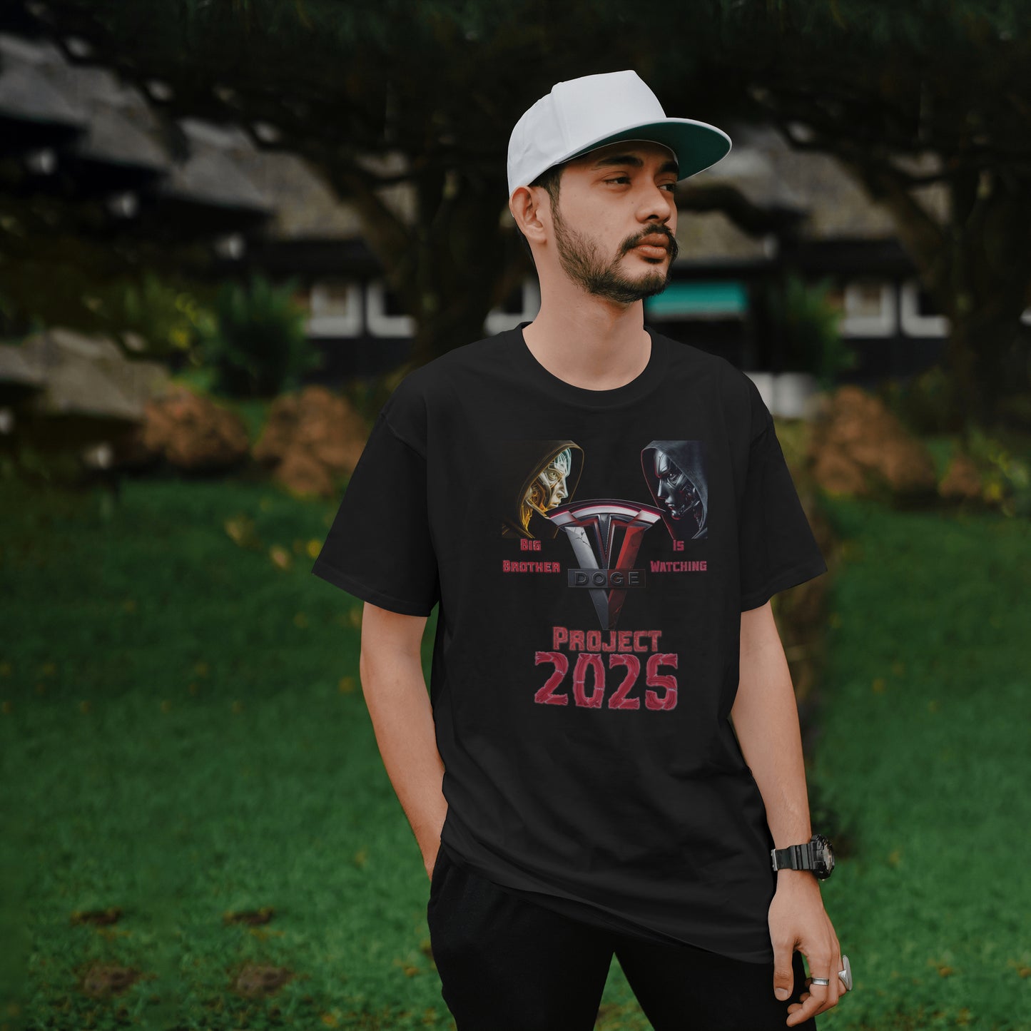 Project 2025 T-Shirt | Big Brother Is Watching | Dystopian Novel Inspired Shirt | 1984 Parody Tee | Political Satire Shirt | Orwellian Gift