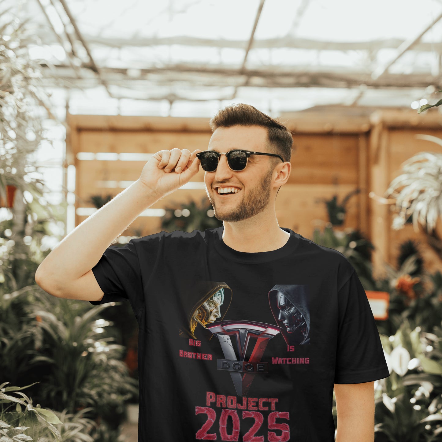 Project 2025 T-Shirt | Big Brother Is Watching | Dystopian Novel Inspired Shirt | 1984 Parody Tee | Political Satire Shirt | Orwellian Gift