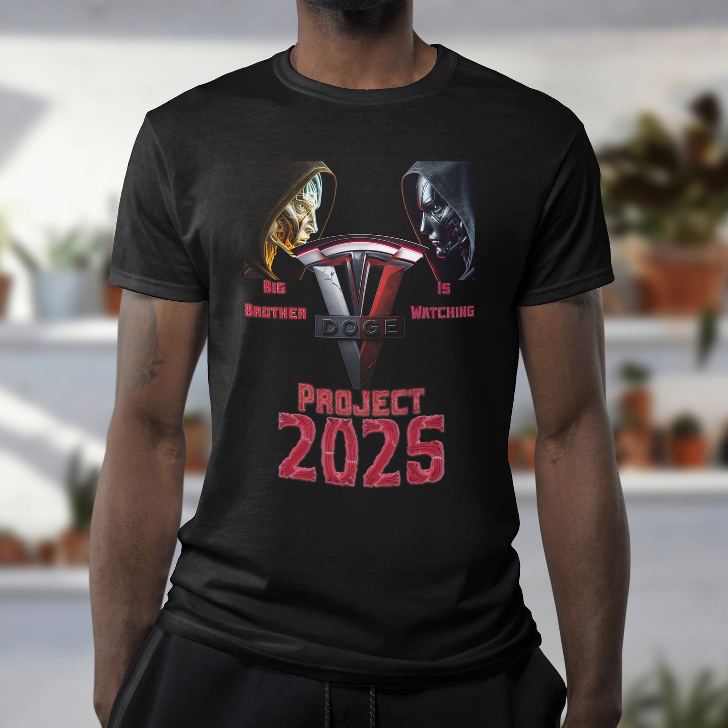 Project 2025 T-Shirt | Big Brother Is Watching | Dystopian Novel Inspired Shirt | 1984 Parody Tee | Political Satire Shirt | Orwellian Gift