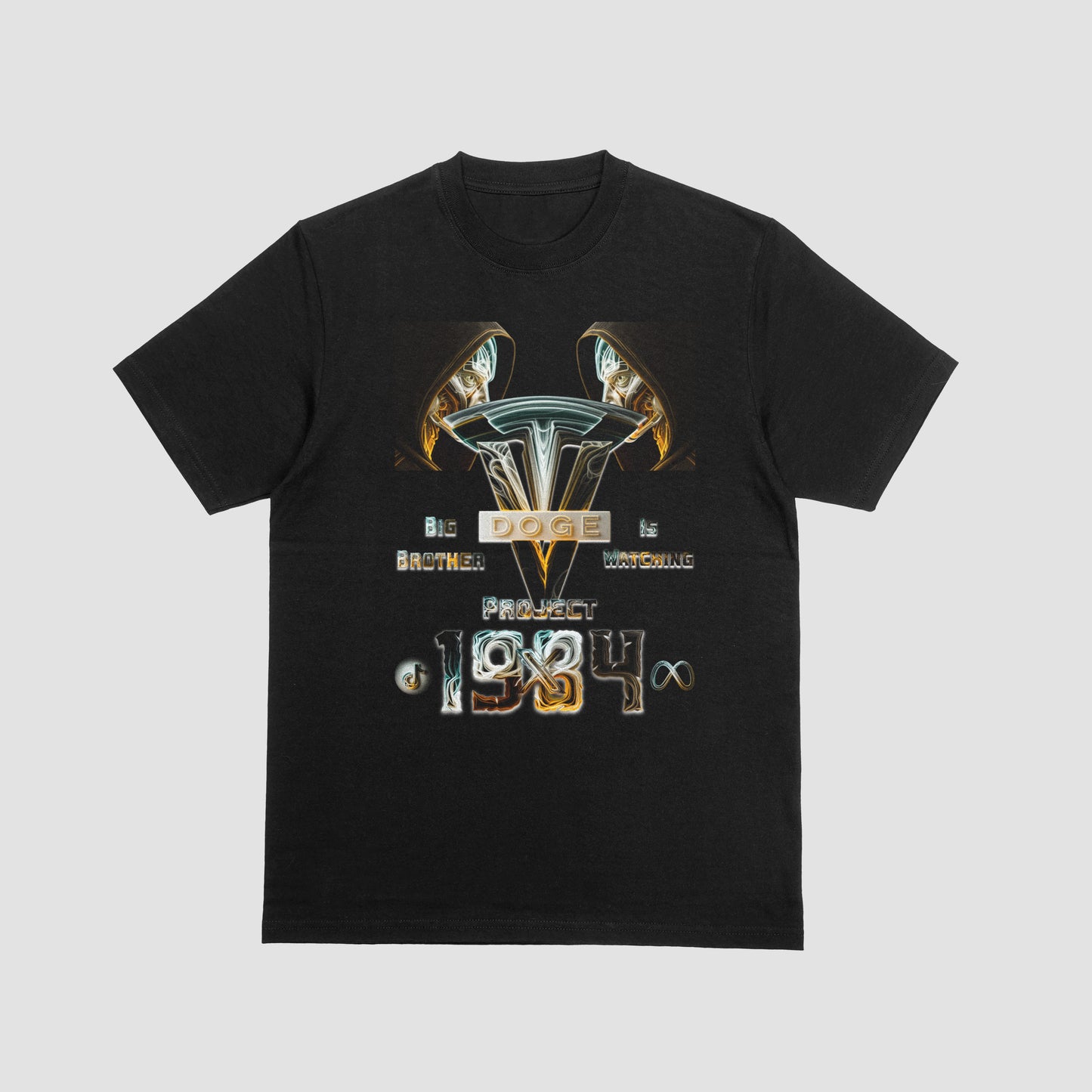 Project 1984 T-Shirt | Big Brother Is Watching | Dystopian Novel Inspired Shirt | 1984 Parody Tee | Political Satire Shirt | Orwellian Gift