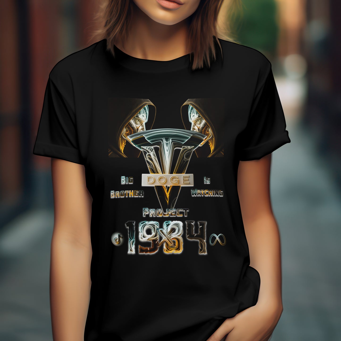Project 1984 T-Shirt | Big Brother Is Watching | Dystopian Novel Inspired Shirt | 1984 Parody Tee | Political Satire Shirt | Orwellian Gift