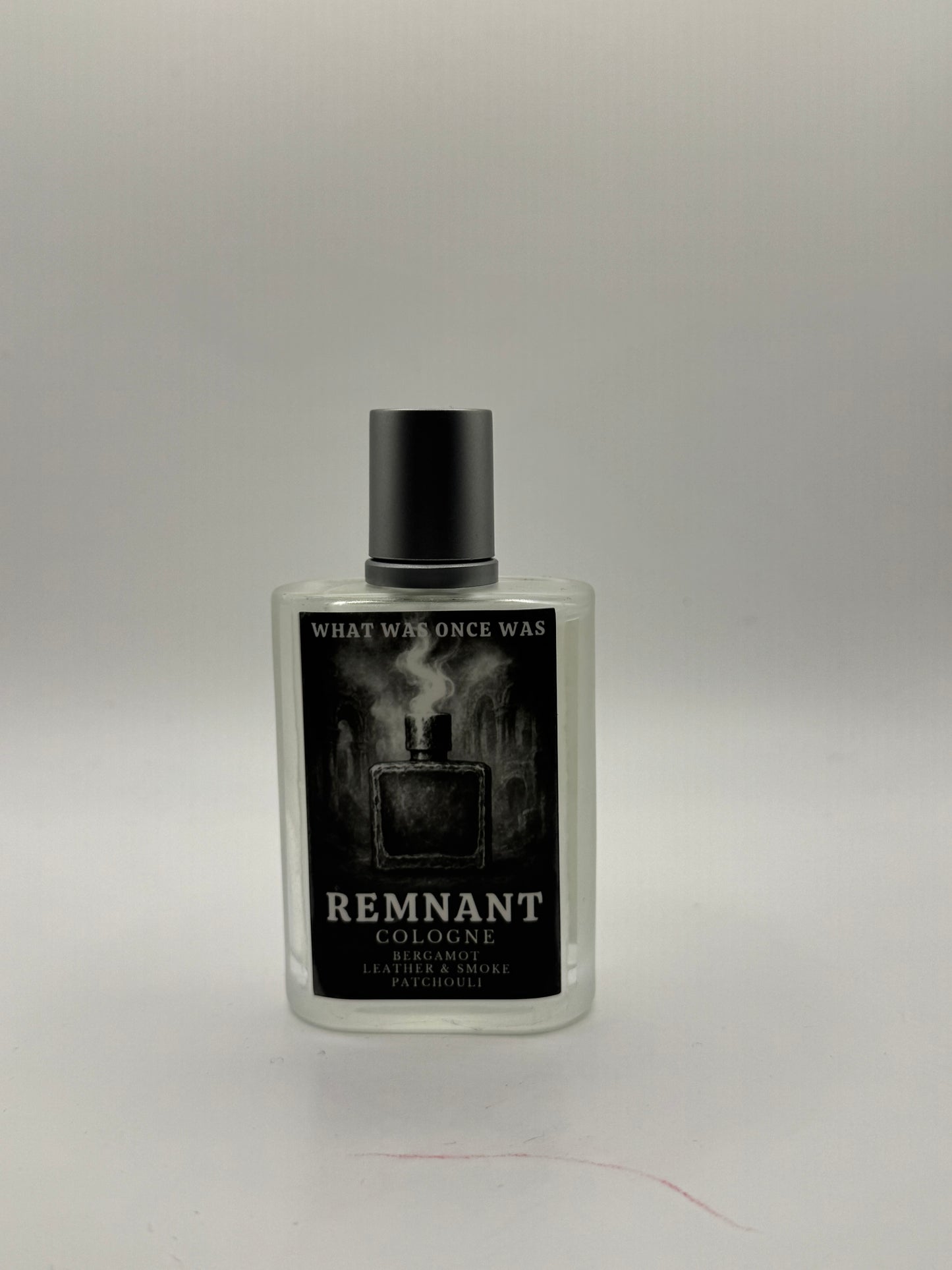 Remnant Cologne for Men | Smoky Leather, Patchouli & Bergamot | Dark Masculine Fragrance | Unique Artisan Perfume | Gothic Gift for Him