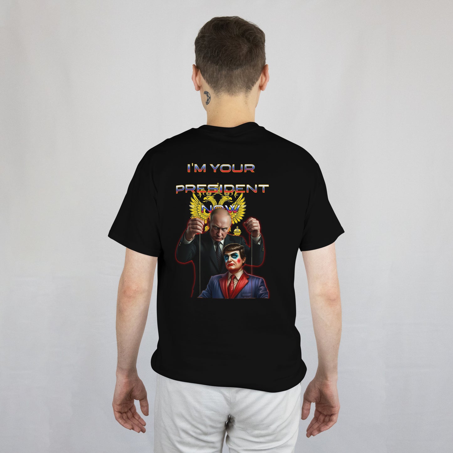 #FAFO T-Shirt | Putin & Trump Puppet Design | Political Statement Tee | I'm Your President Now Shirt