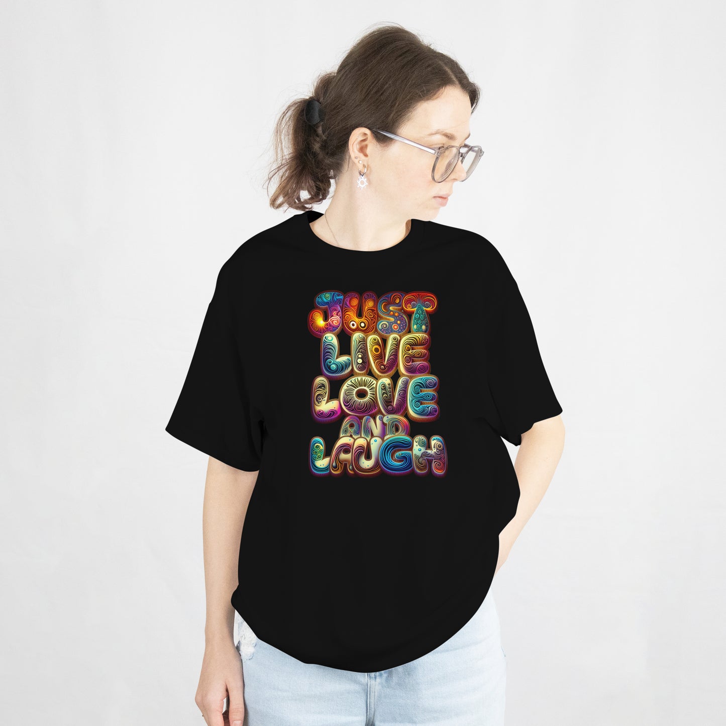 Just Live, Love & Launch Shirt – Motivational Unisex Graphic Tee in Trendy Colors