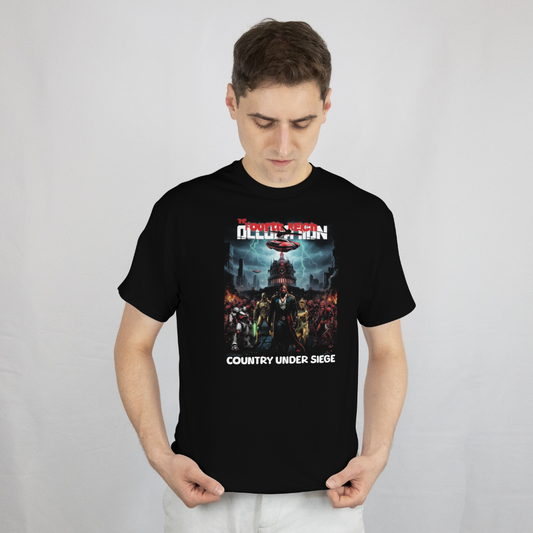 Fourth Reich Occupation T-Shirt – Dystopian Protest Art Tee – Anti-Authoritarian Satire Shirt – Cyberpunk Control State Graphic