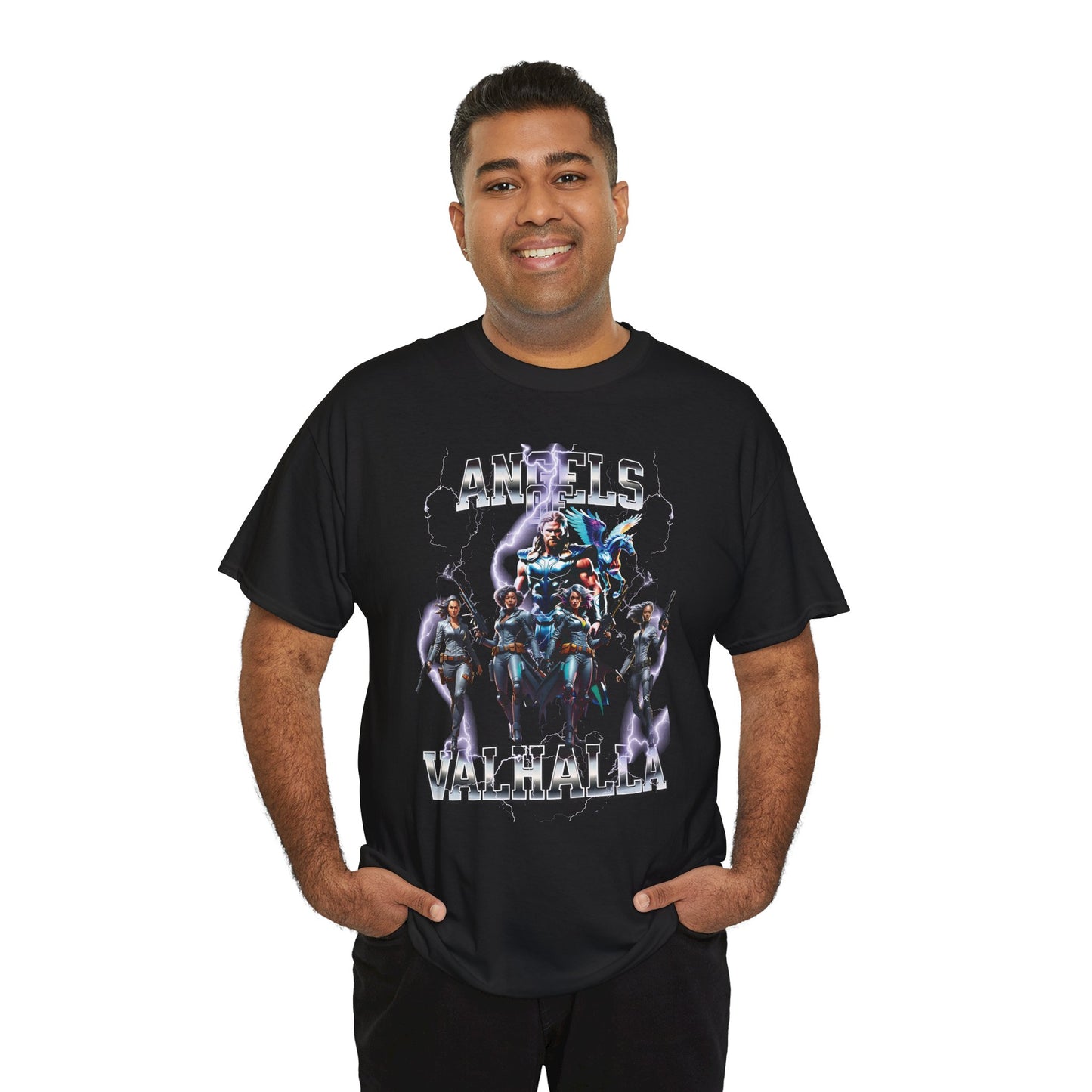 Angels of Valhalla T-Shirt | Thor's Female Warriors Shirt | Norse Mythology Tee | Viking Secret Mission Apparel