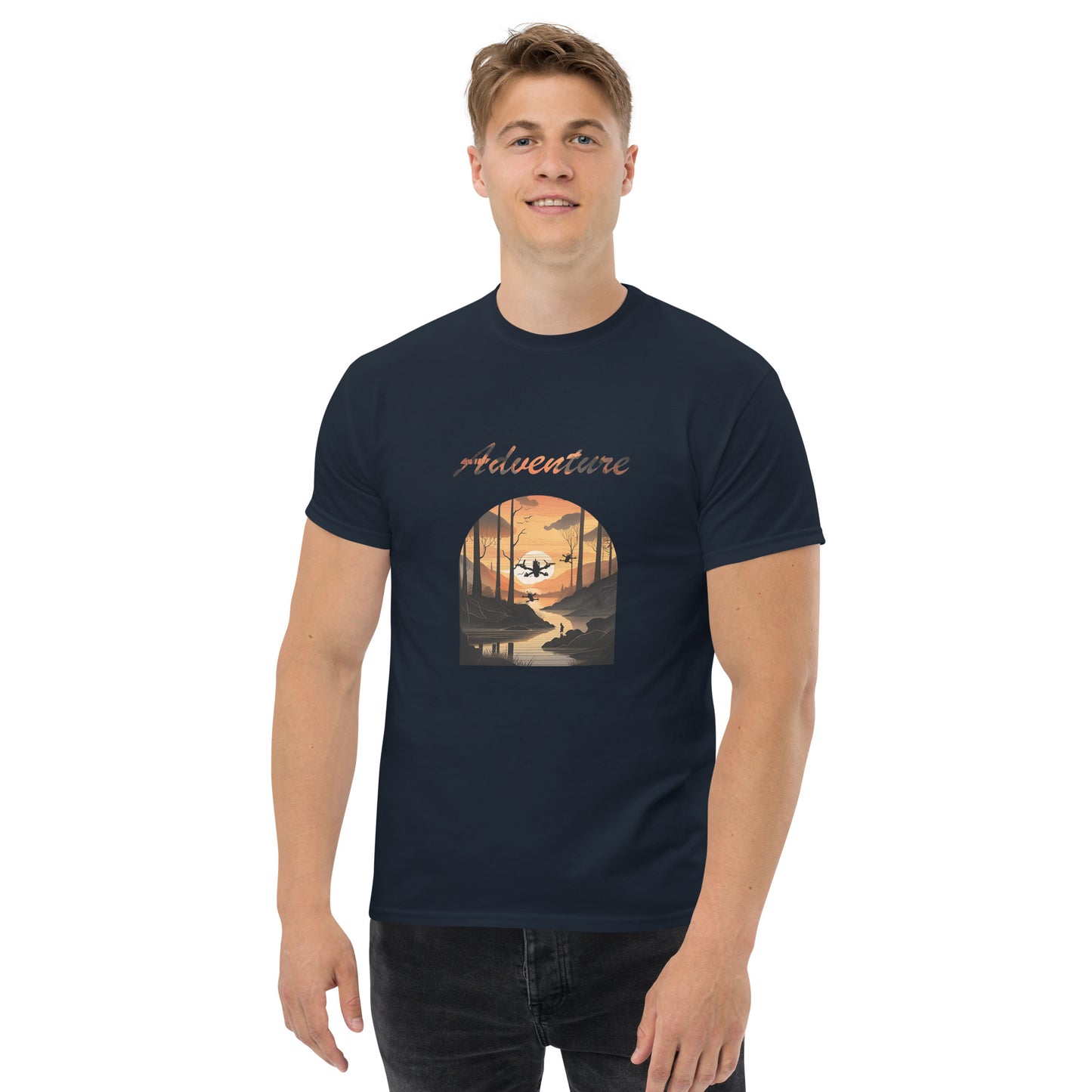 Men's classic tee: FPV adventure.