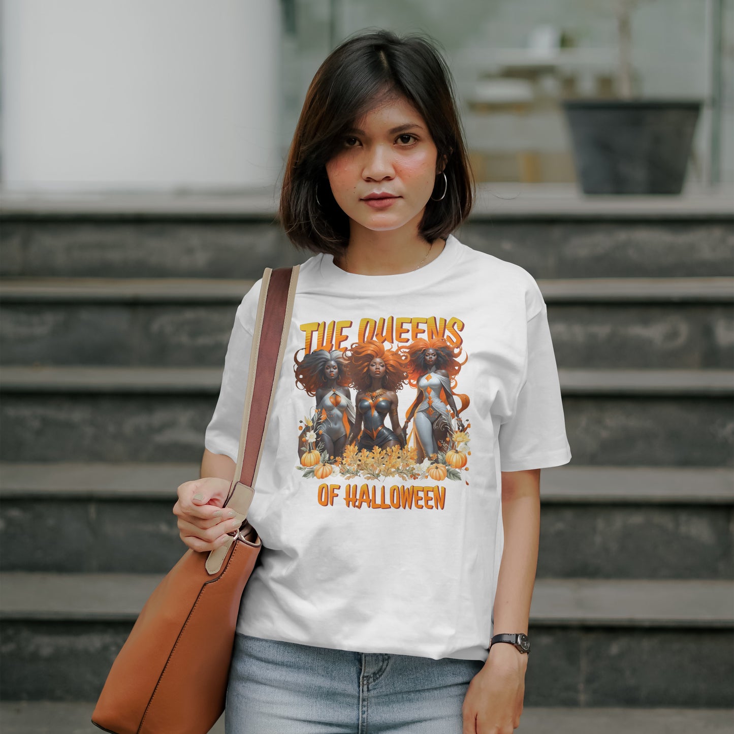 The Queens of Halloween T-Shirt | Spooky Women’s Halloween Shirt | Horror Story Lovers Tee | Halloween Party Outfit | Gothic Fashion for Women