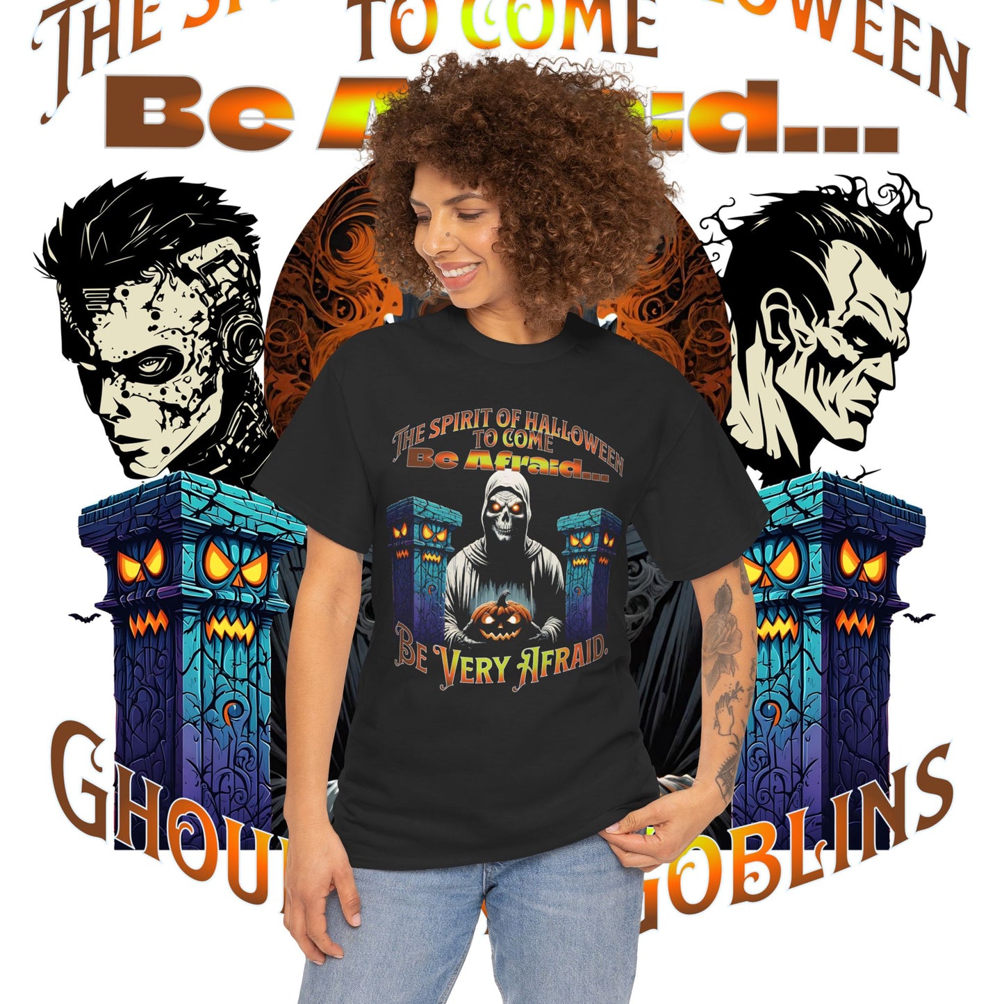 Halloween T-Shirt Be Afraid Unisex Tee