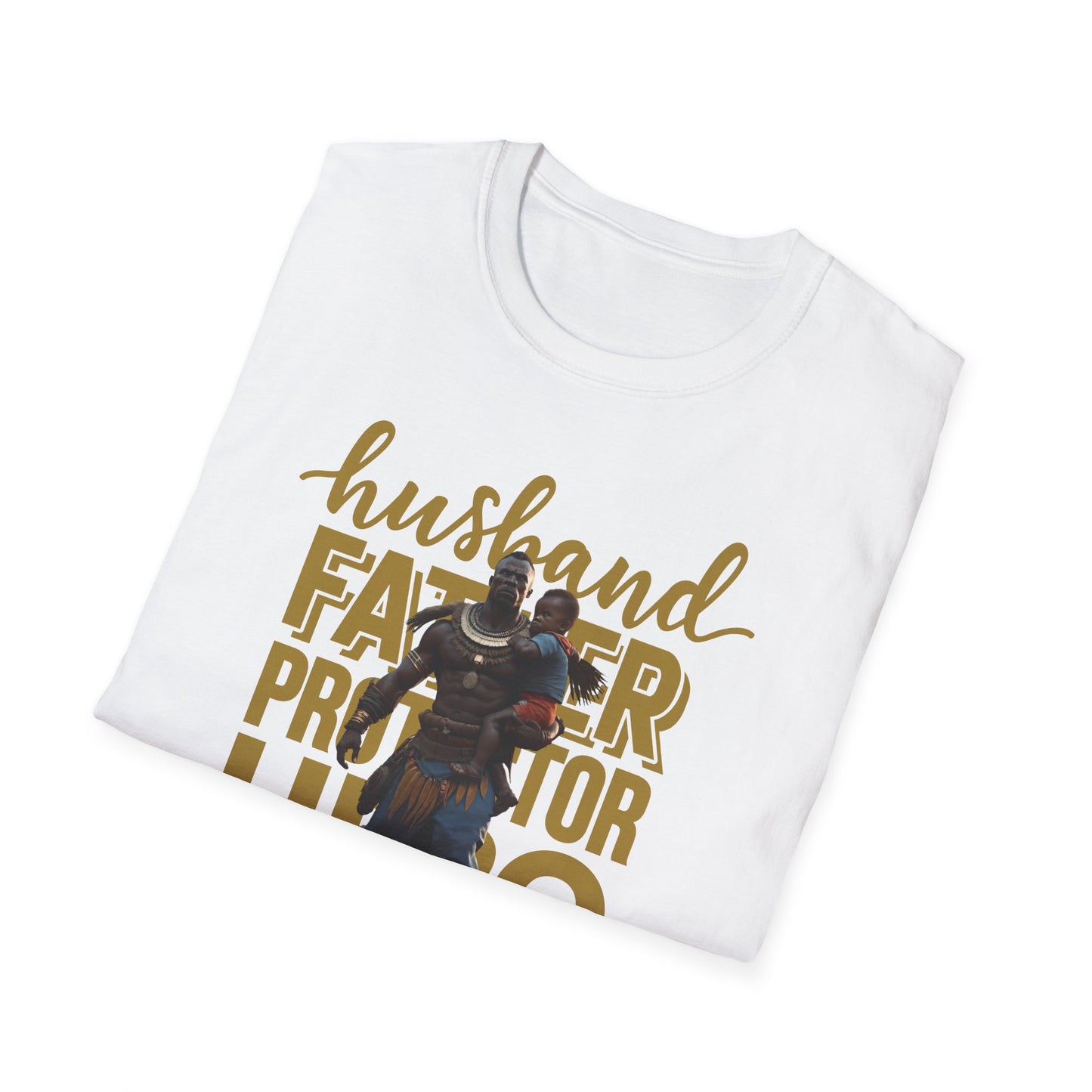 Father the Protector T-Shirt - Stylish Dad Gift - Guardian of Love and Strength