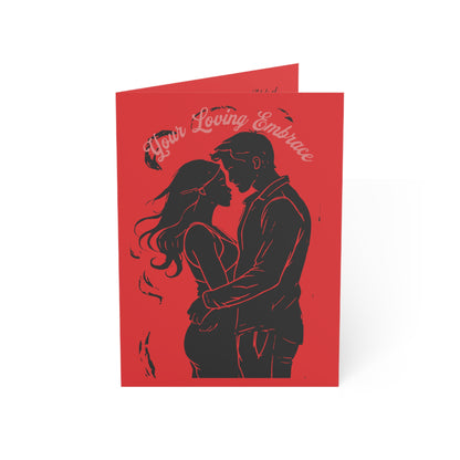 Express Your Affection with 'Your Loving Embrace' Greeting Card