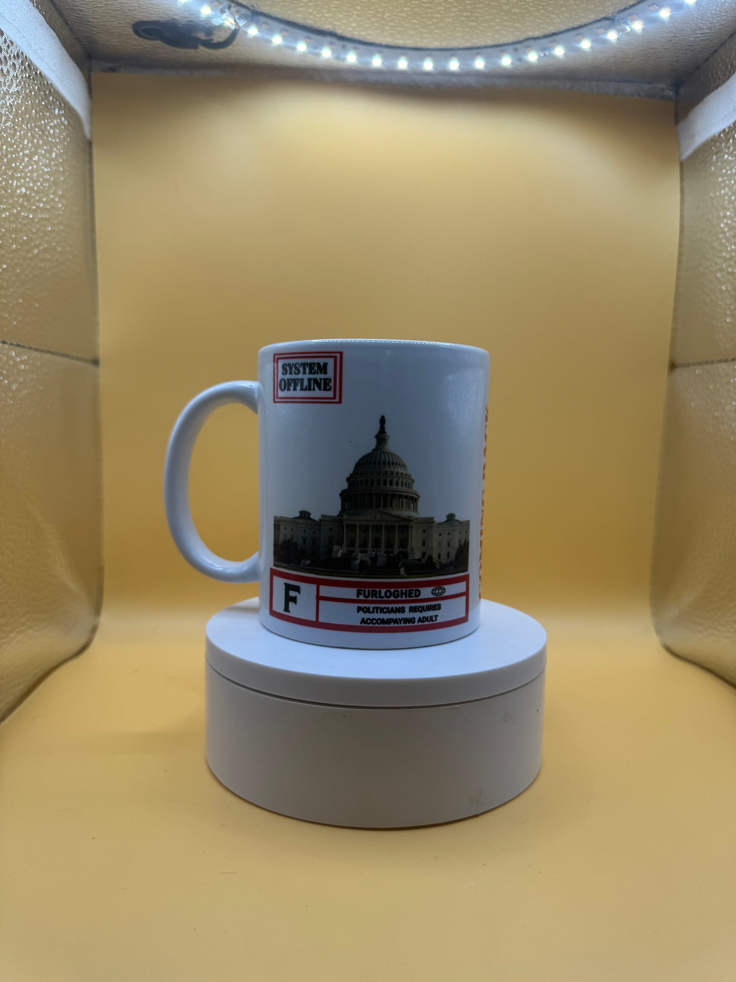 Furlough Survival Coffee Mug – “Coming Back… Eventually” Funny Government Shutdown Cup