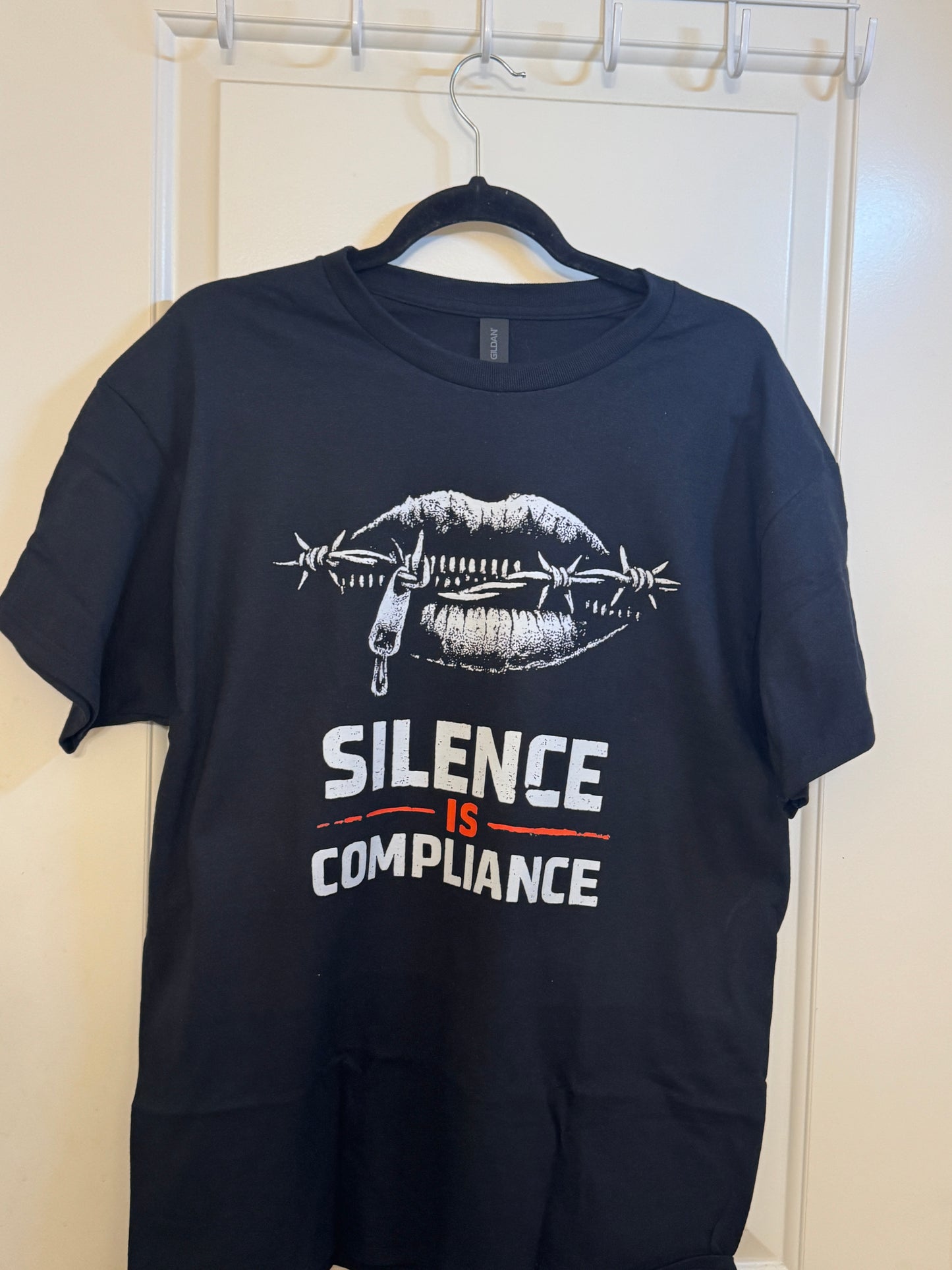 Silence Is Compliance Graphic Tee, Protest Statement, Activist Apparel
