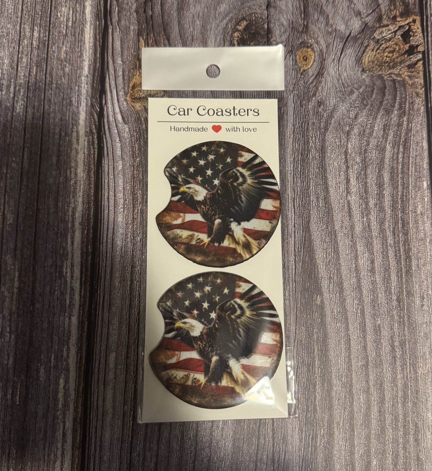 Car Coasters Set of 2, Neoprene Car Cup Holder Coasters, Funny Car Accessories, Cute Auto Decor, Gift for Him Her, New Driver Gift