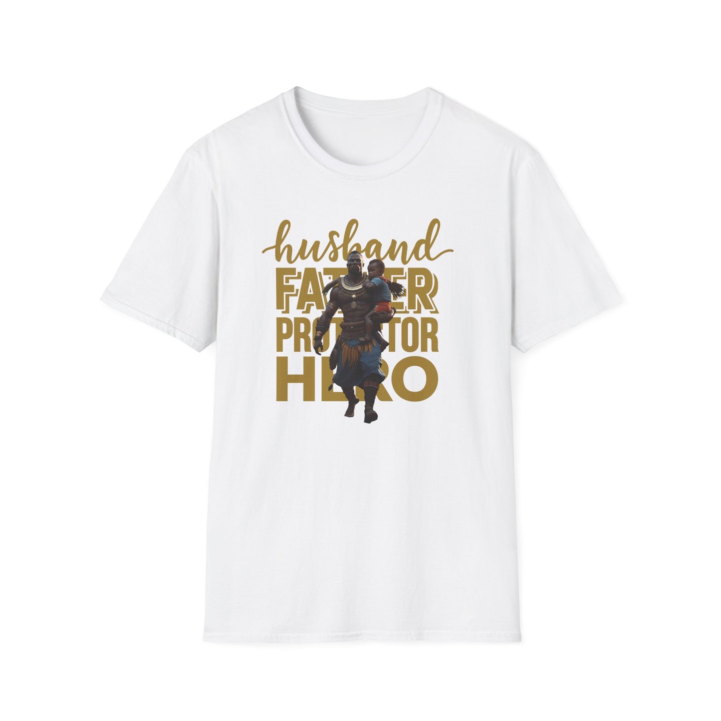 Father the Protector T-Shirt - Stylish Dad Gift - Guardian of Love and Strength