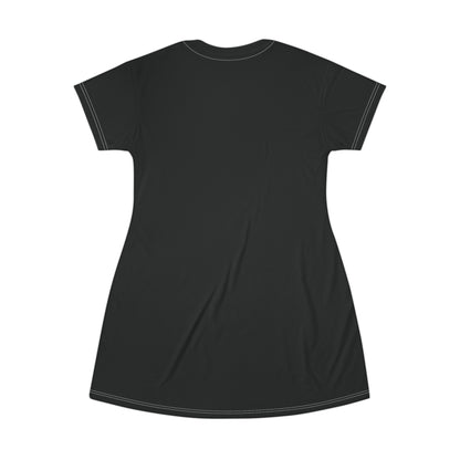 T-Shirt Dress (AOP) Black Girls are Magica