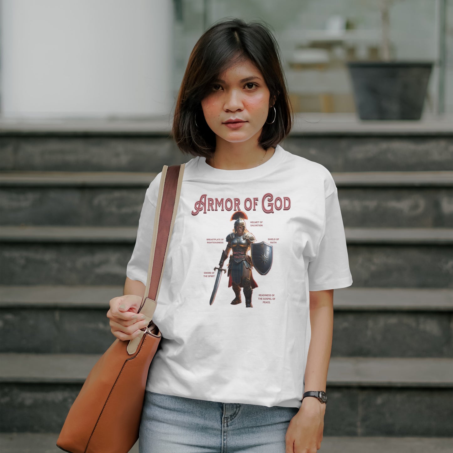 Armor of God T-Shirt - Christian Inspirational Tee - Spiritual Battle Protection - Faith-Based Apparel