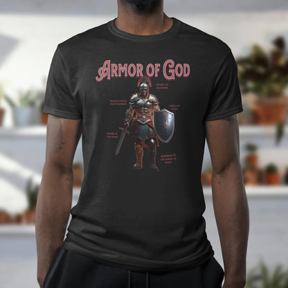 Armor of God T-Shirt - Christian Inspirational Tee - Spiritual Battle Protection - Faith-Based Apparel