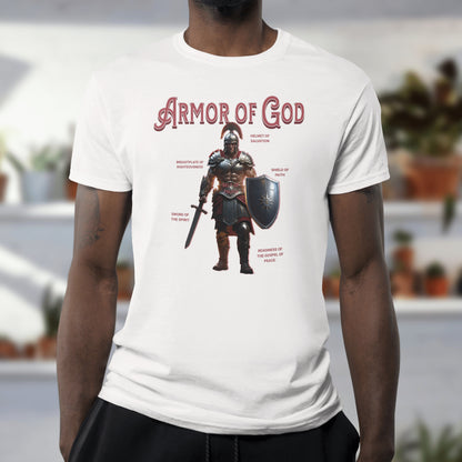 Armor of God T-Shirt - Christian Inspirational Tee - Spiritual Battle Protection - Faith-Based Apparel