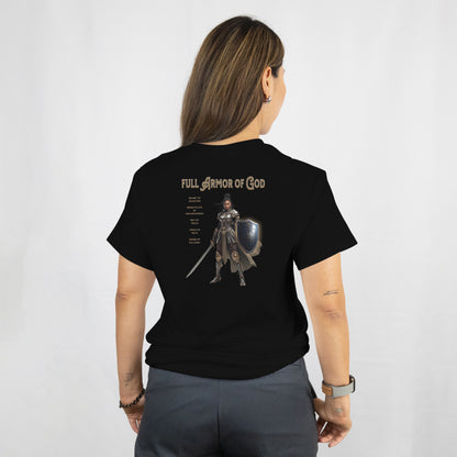 Updated Armor of God T-Shirt - Christian Inspirational Tee - Spiritual Battle Protection - Faith-Based Apparel