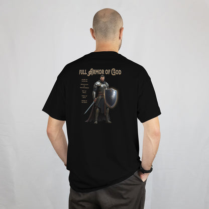 Updated Armor of God T-Shirt - Christian Inspirational Tee - Spiritual Battle Protection - Faith-Based Apparel