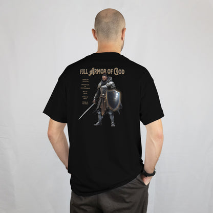 Updated Armor of God T-Shirt - Christian Inspirational Tee - Spiritual Battle Protection - Faith-Based Apparel