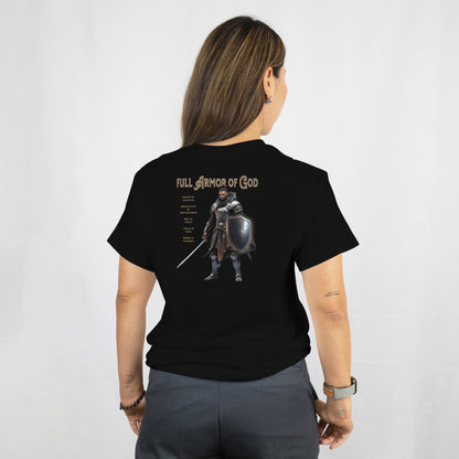 Updated Armor of God T-Shirt - Christian Inspirational Tee - Spiritual Battle Protection - Faith-Based Apparel