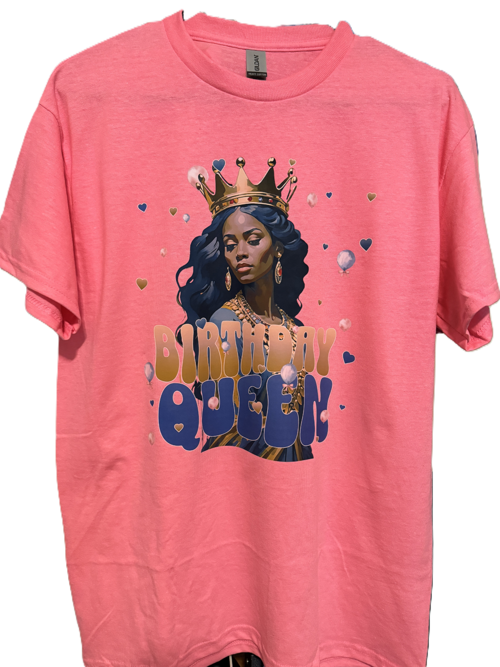 Queen's Birthday T-Shirt - Royal Celebration Tee - Birthday Gift for Her - Queen Crown Shirt - Customizable Birthday Tee