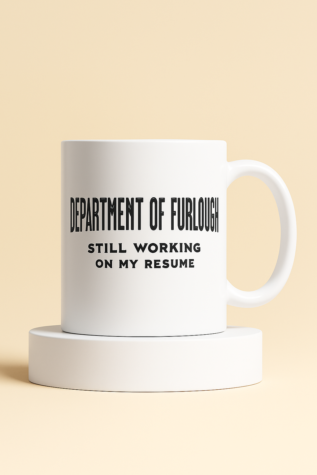 Department of Furlough Coffee Mug | Government Parody Seal 11oz Cup