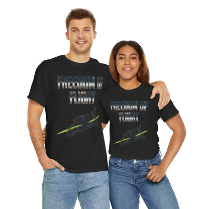 Freedom of Flight FPV Drone T-Shirt | Unique Quadcopter Racing, Freestyle and long-range Drone Tee.