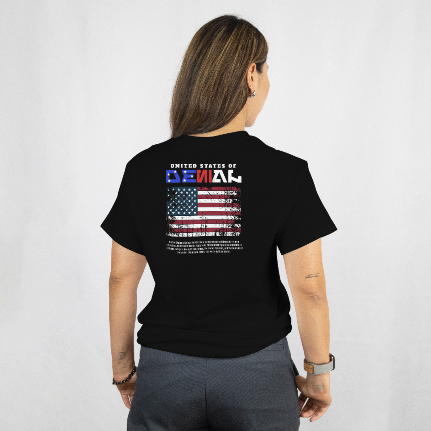 United States of Denial T-Shirt – Political Satire Shirt