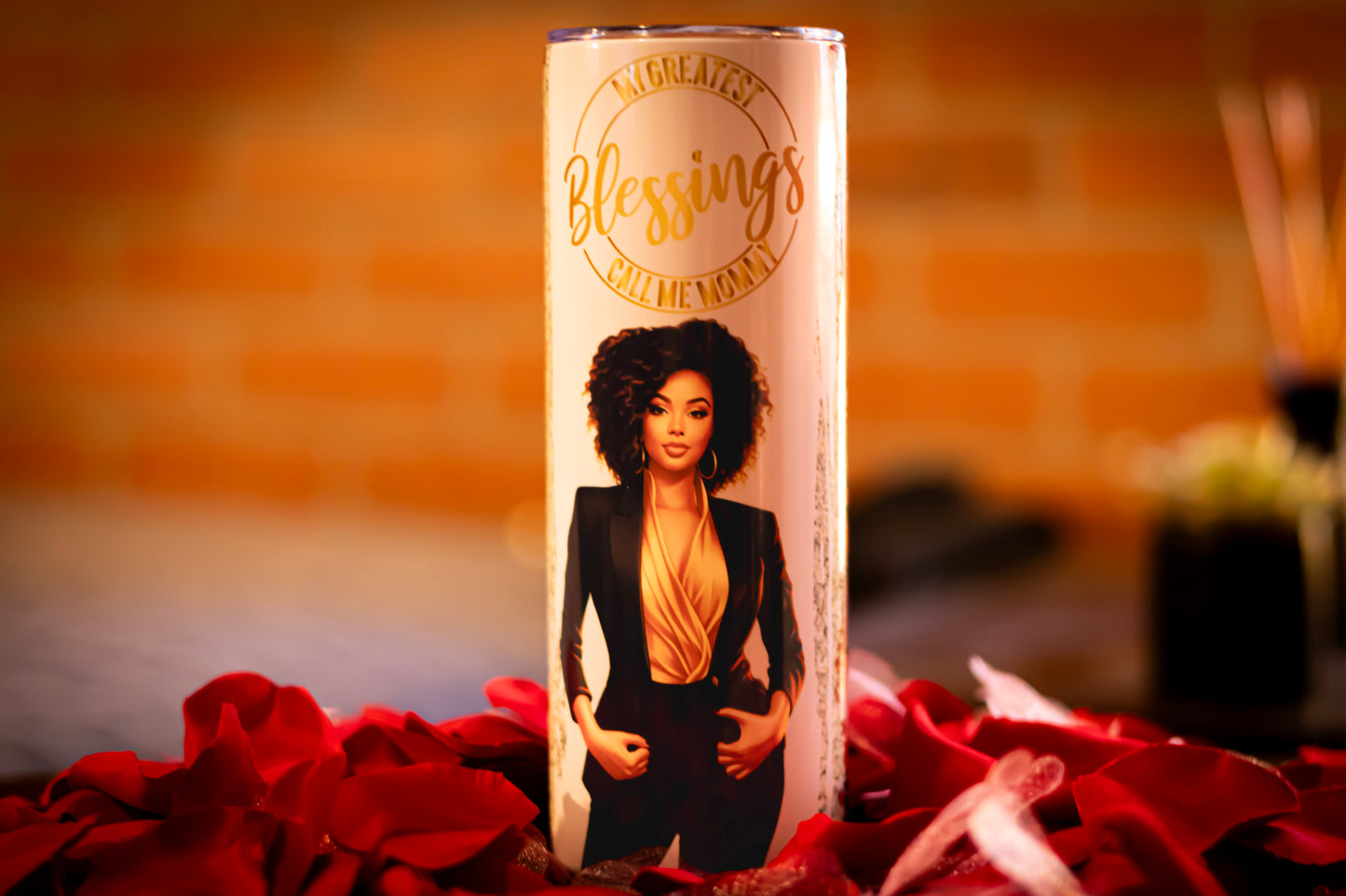 20oz Tumbler - 'My Greatest Blessings Call Me Mommy' | Custom Mom Gift