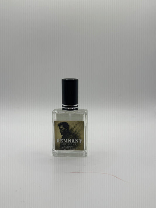 Remnant Cologne for Men | Smoky Leather, Patchouli & Bergamot | Dark Masculine Fragrance | Unique Artisan Perfume | Gothic Gift for Him