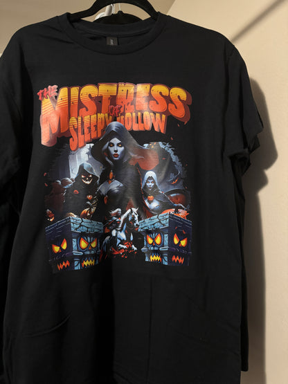 The Mistress of Sleepy Hollow T-Shirt | Spooky Women's Halloween Shirt | Horror Story Lover's Tee | Gothic Halloween Party Outfit | Sleepy Hollow Fashion