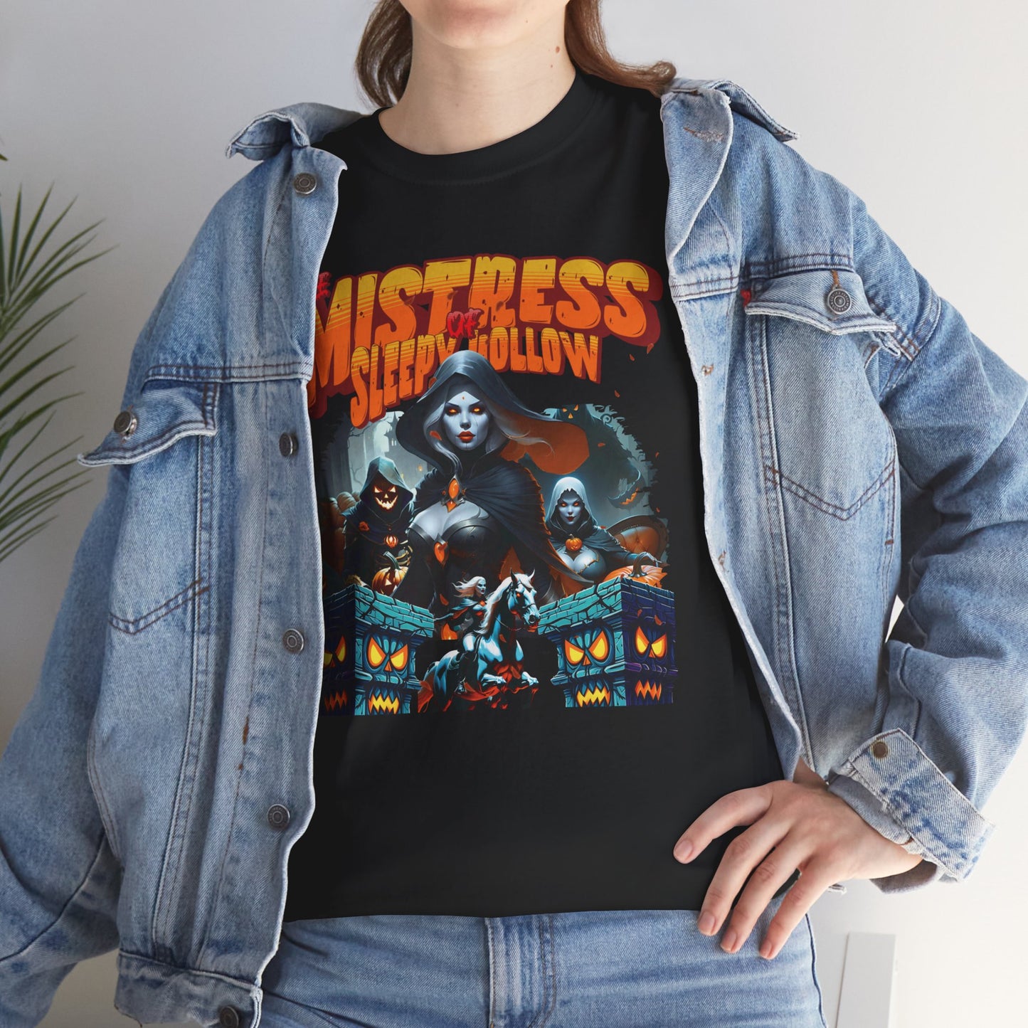 The Mistress of Sleepy Hollow T-Shirt | Spooky Women's Halloween Shirt | Horror Story Lover's Tee | Gothic Halloween Party Outfit | Sleepy Hollow Fashion