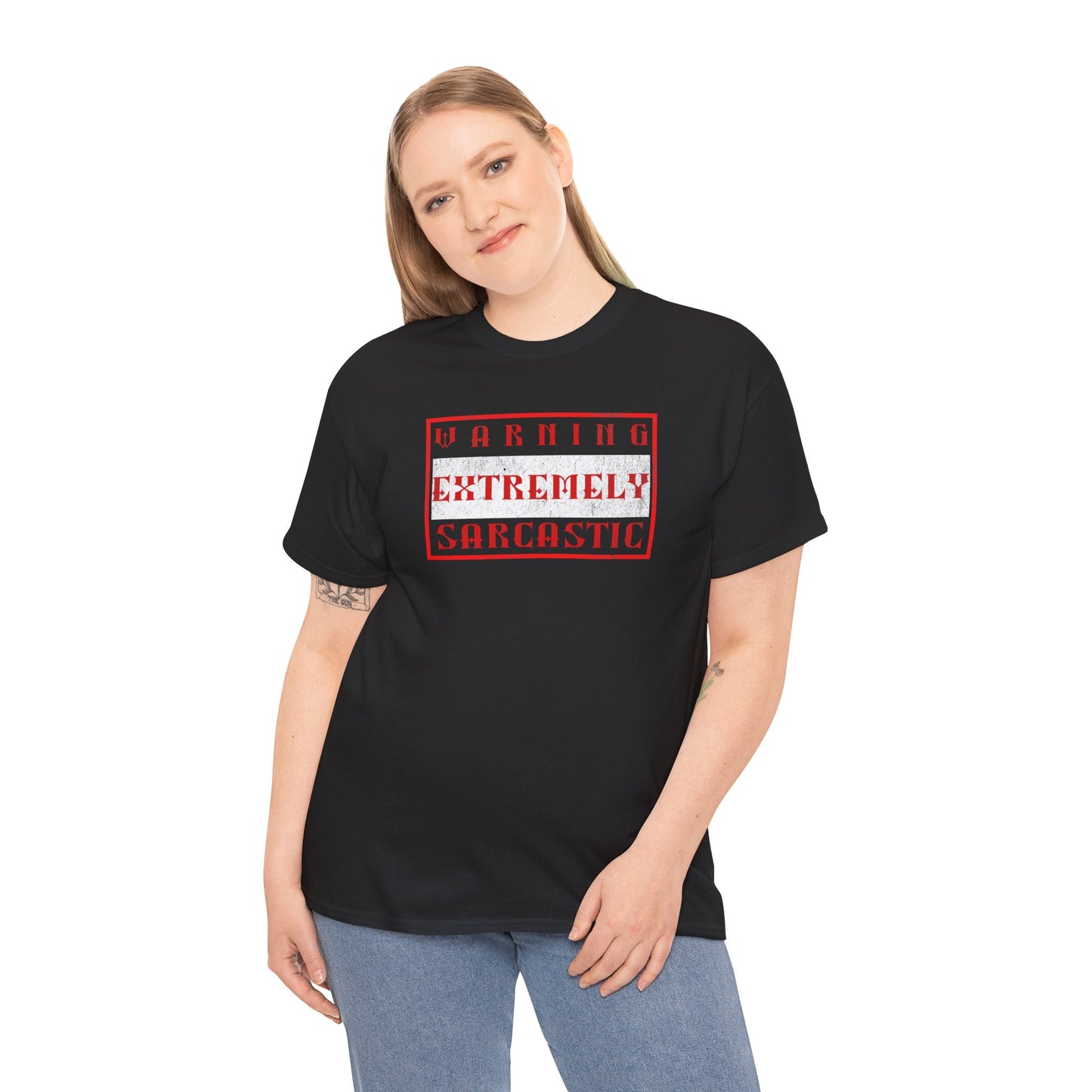 Warning: Extremely Sarcastic Person Shirt - Funny Sarcasm Tee - Unisex Graphic T-Shirt