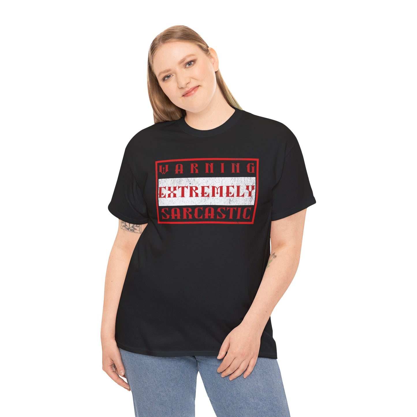 Warning: Extremely Sarcastic Person Shirt - Funny Sarcasm Tee - Unisex Graphic T-Shirt