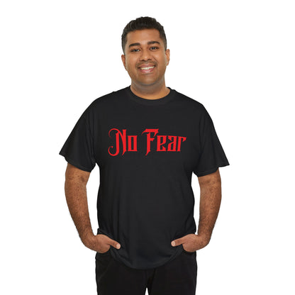 No Fear T-Shirt | Faith Over Fear | 2 Timothy 1:7 Christian Shirt | Inspirational Bible Verse Tee