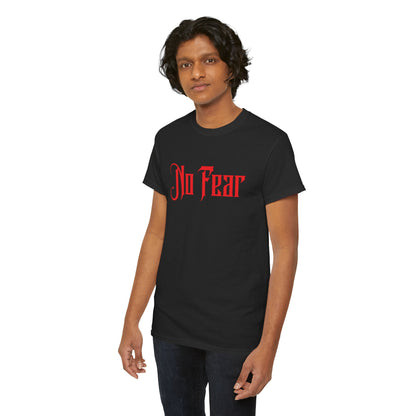 No Fear T-Shirt | Faith Over Fear | 2 Timothy 1:7 Christian Shirt | Inspirational Bible Verse Tee