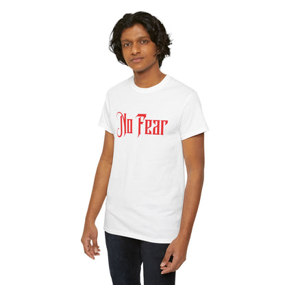 No Fear T-Shirt | Faith Over Fear | 2 Timothy 1:7 Christian Shirt | Inspirational Bible Verse Tee