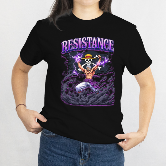 The Resistance | Rebel Anime T-Shirt | Pirate Freedom Graphic Tee