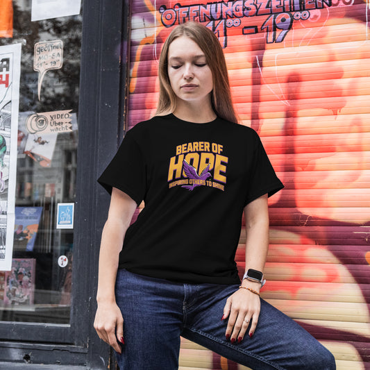 (Copy) Bearer of Hope T-Shirt | Shine where darkness tries to reign | Inspirational Motivational Tee