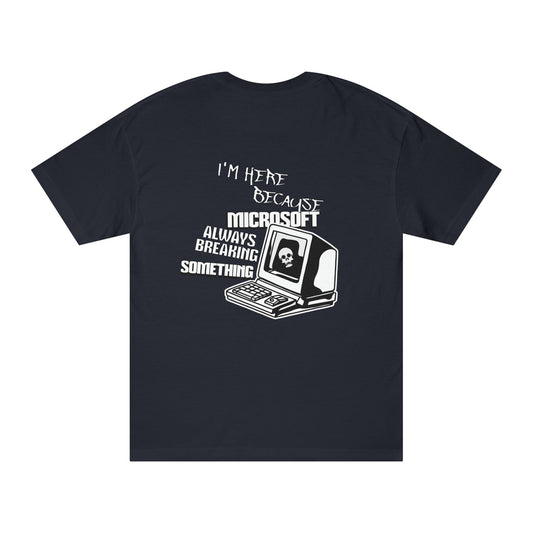 System Admin Life T-Shirt - Funny IT Support Tee - Fixing Computers After Microsoft Update - Geek Humor Shirt - Perfect Gift for Techies