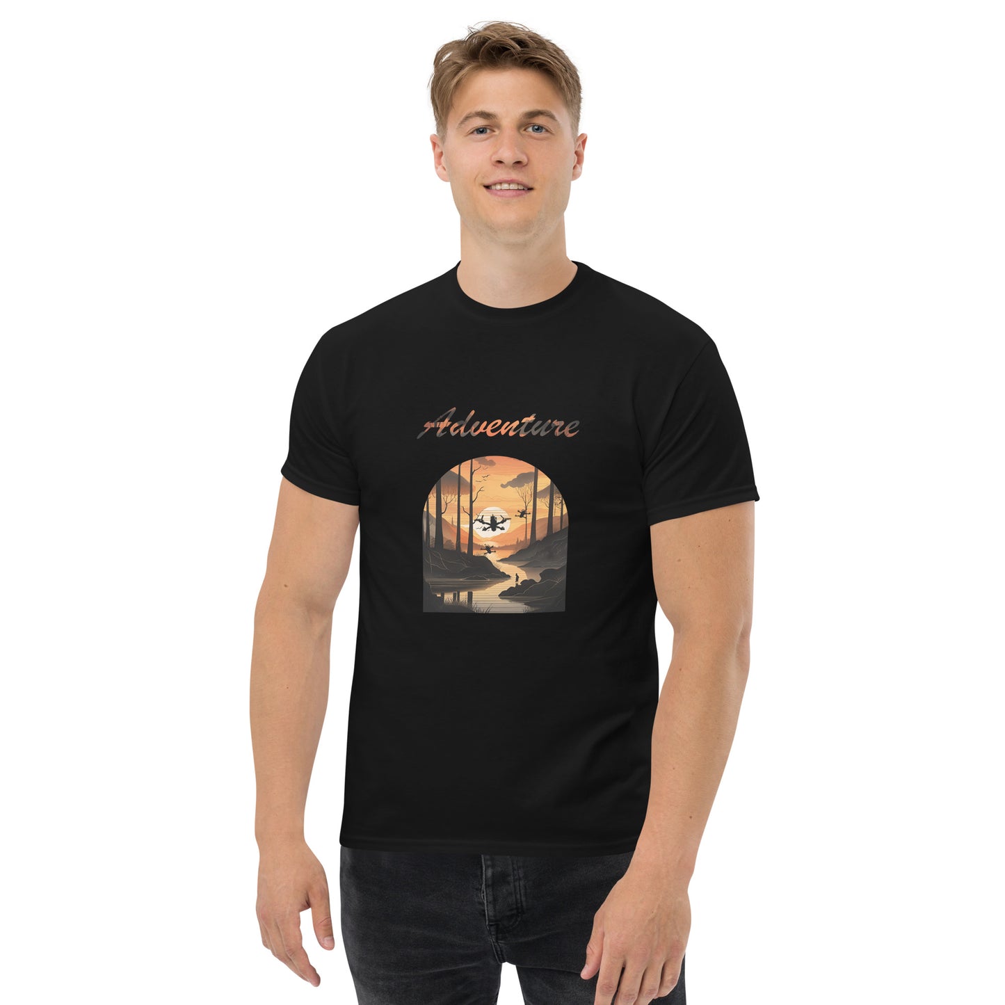 Men's classic tee: FPV adventure.